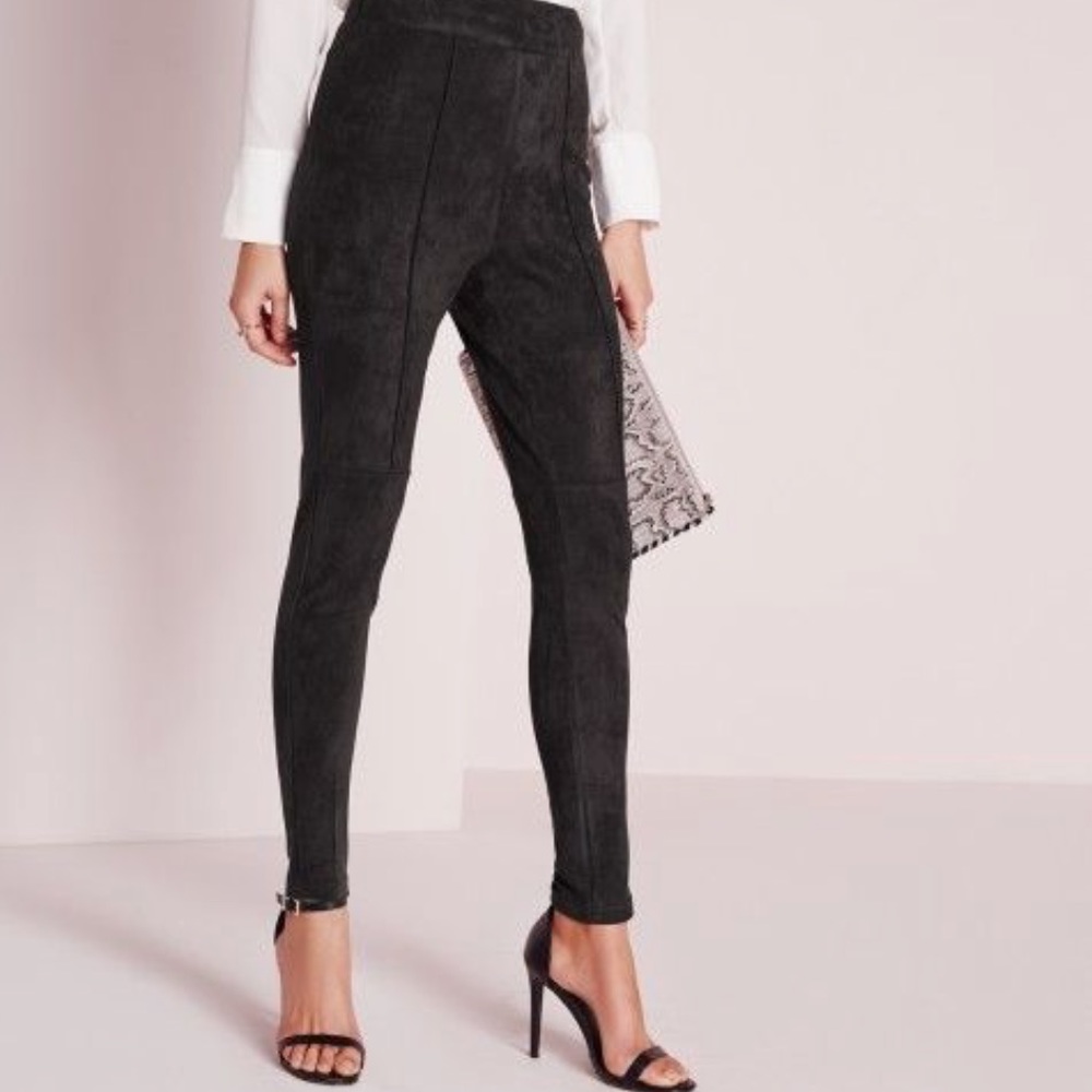 SUEDE 🖤🖤🖤 Look Pants - Black